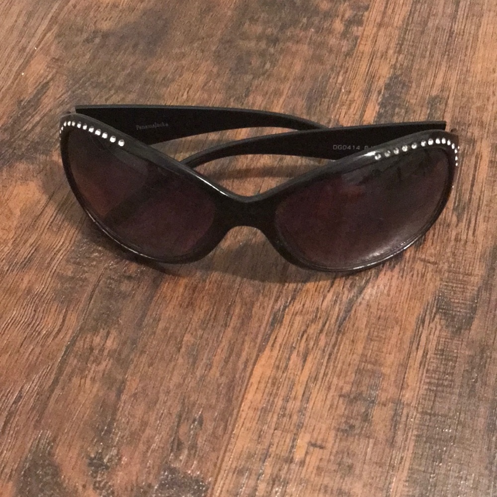 Black Panama Jack Bedazzled Sunglasses